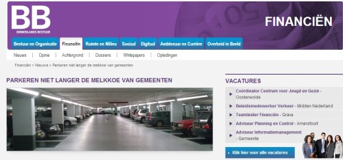 Parkeren steeds vaker verliespost voor gemeenten - Binnenlands Bestuur - Google Chrome